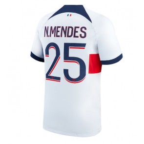 Paris Saint-Germain Nuno Mendes #25 Replica Away Stadium Shirt 2023-24 Short Sleeve